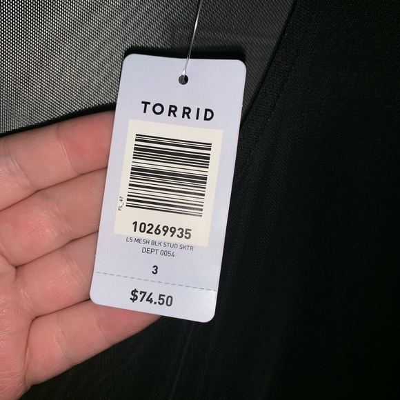 Mesh Studded Skater Dress - Picture 3 of 3